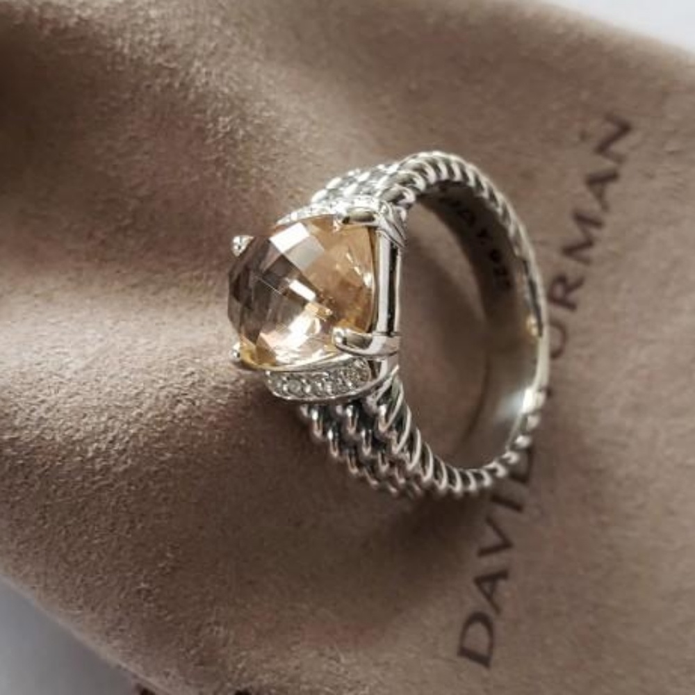 DY Sterling Silver Wheaton collection Ring